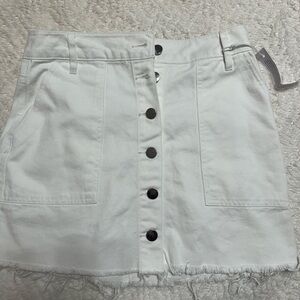 White Jean skirt!